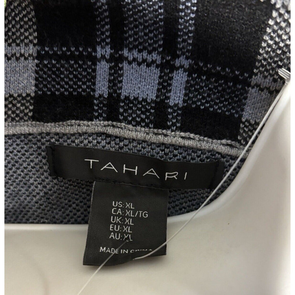 Tahari Blazer Women’s Size XL Multicolor Plaid Long Sleeves Pockets NWT - Picture 7 of 9